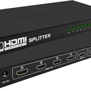 SPLITTER 8 PORT HDMI WITH ADAPTER
